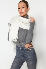 Trendyol Ecru, Soft Textured Scarf