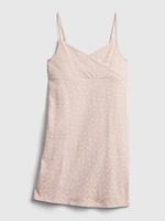 Béžové dievčenské šaty GAP Teen cami dress