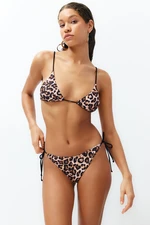 Trendyol Leopard Patterned Regular Bikini Bottom