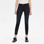 G-STAR Jeans - Lynn 2-Zip Mid Skinny Ankle Wmn Black-Blue