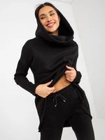 Black women's basic tracksuit with trousers