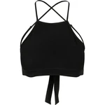 Women's triangle top black