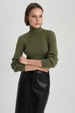 DEFACTO Slim Fit Turtleneck Sweater