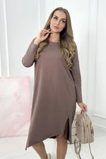 Oversize dress mocca