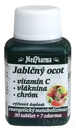 MedPharma JABLČNÝ OCOT, VIT C, VLÁKNINA, CHRÓM