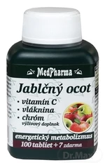 MedPharma JABLČNÝ OCOT, VIT C, VLÁKNINA, CHRÓM