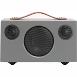 Prenosný reproduktor Audio Pro T3+ sivý Přenosný reproduktor, výkon 25 W, hudba přes Bluetooth, vstup AUX, funce powerbanky, výdrž baterie 12 hod.