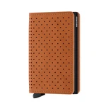 Secrid Slimwallet Perforated - Cognac