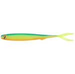 Fox rage gumová nástraha slick finesse super soft uv blue back chartreuse - 20 cm