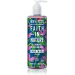 Faith In Nature Lavender & Geranium prírodné tekuté mydlo na ruky s vôňou levandule 400 ml