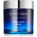 Missha Super Aqua 10 Hyaluronic Acid hydratačný pleťový krém 70 ml