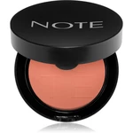 Note Cosmetique Luminous Silk pudrová tvářenka 04 Soft Peach 5,5 g