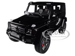 Mercedes Benz G500 4X4 2 Gloss Black 1/18 Model Car by Autoart