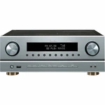AV Receiver AKAI AS005RA-750B strieborný AV prijímač • 5.1-kanálový zvuk • USB • individuálne ovládanie každého kanála • 2 stereo audio vstupy • VFD d