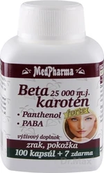 MedPharma BETAKAROTÉN 25.000 m.j.+Pantenol+PABA