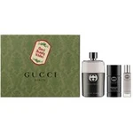 Gucci Guilty pour Homme Dárková sada pánská toaletní voda 90 ml, deostick 75 ml a miniaturka pánská toaletní voda 15 ml