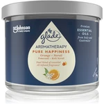 GLADE Aromatherapy Pure Happiness vonná sviečka Orange + Neroli 260 g