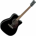 Yamaha FX370C Black Chitarra Semiacustica Dreadnought