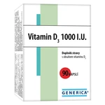 GENERICA Vitamin D3 1000 I.U. 90 kapslí