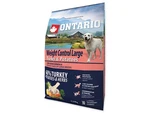 Ontario Dog Adult Large Weight Control Turkey - 2,25kg