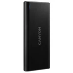 Power Bank Canyon 10000 mAh, Micro USB/USB-C (CNE-CPB1006B) čierna powerbanka • kapacita 10 000 mAh • 2× výstup USB-A (5 V / max. 2,1 A) • 2× vstup mi