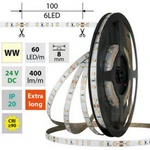 LED pásek McLED 24V teplá bílá CRI90 š=8mm IP20 4,8W/m 60LED/m SMD2835 ML-126.831.60.2