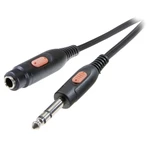 SpeaKa Professional SP-7870632 jack audio predlžovací kábel [1x jack zástrčka 6,35 mm - 1x jack zásuvka 6,35 mm] 5.00 m