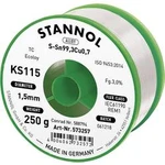 Cínová pájka PBF Sn99Cu1, Ø 1,5 mm, 250 g, Stannol KS115