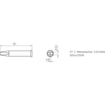 Pájecí hrot Weller XT-C, 3,2 mm