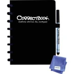 Correctbook DIN A5 black blanco DIN A5 black blanco poznámková kniha černá DIN A5