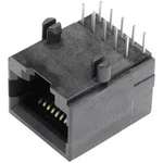 RJ45 konektor BEL Stewart Connectors SS64100-018F - zásuvka, vestavná horizontální RJ48 počet pólů: 10P10C, černá, 1 ks