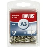 Novus Slepé nýty a 3 x 10 mm, hliník 70 KS 10 mm 70 ks