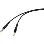 Jack audio kabel Renkforce RF-4712228, 1.50 m, černá