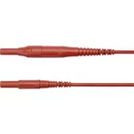 Schützinger MSFK B441 / 1 / 200 / RT měřicí kabel [zástrčka 4 mm - zástrčka 4 mm] červená