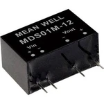 DC/DC měnič napětí, modul Mean Well MDS01M-15, 67 mA, 1 W, Počet výstupů 1 x