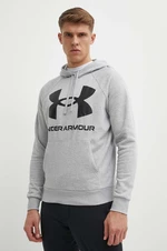 Mikina Under Armour 1357093-652, pánska, šedá farba, s potlačou