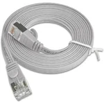 Síťový kabel RJ45 Slim Wirewin PKW-STP-SLIM-KAT6 2.0, CAT 6, U/FTP, 2.00 m, šedá