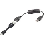 IPad/iPhone/iPod datový kabel/nabíjecí kabel Renkforce RF3346622, 30.00 cm, černá