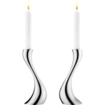 Svícen Georg Jensen Cobra set 2 ks + luxusní přívěsek