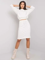 White two-piece cotton set