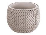 Květináč SPLOFY BOWL s vložkou 18cm mocca