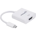 Manhattan 152921 USB adaptér [1x USB-C ™ zástrčka - 1x HDMI zásuvka] biela  8.00 cm