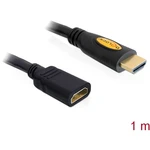 Delock HDMI predlžovací kábel #####HDMI-A Stecker, #####HDMI-A Buchse 1.00 m čierna 83079 pozlátené kontakty #####HDMI-K