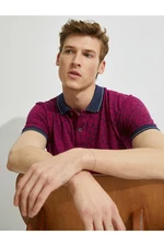 Koton Polo T-shirt - Purple - Regular fit