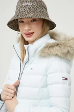 Páperová bunda Tommy Jeans dámska, zimná, DW0DW08588