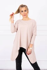 Blouse oversize light beige