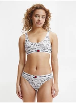 Black & White Patterned Thongs Tommy Hilfiger Underwear - Women