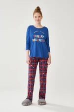 Dagi Blue Pajama Set