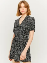 Black floral dress with buttons TALLY WEiJL - Women