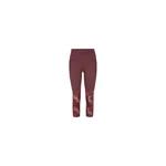 Women's 3/4 fitness leggings Kilpi SOLAS-W dark red